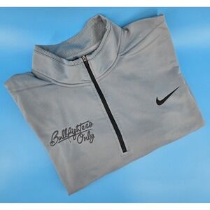 Nike‎ Golf Tour Performance Dri-Fit 1/4 Zip Top Mens XL Fleece Bullfighters Only